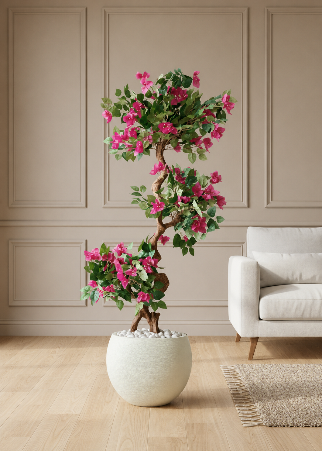 Artificial Twisted Bougainvillea Tree - 5 Feet
