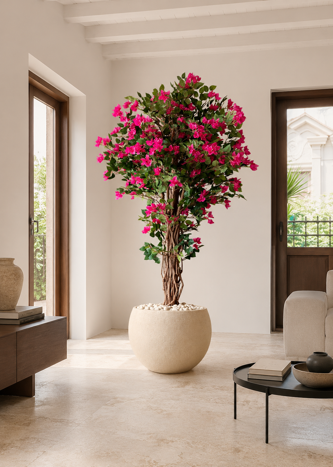 Artificial Bougainvillea Bloom Plant - 6 Feet