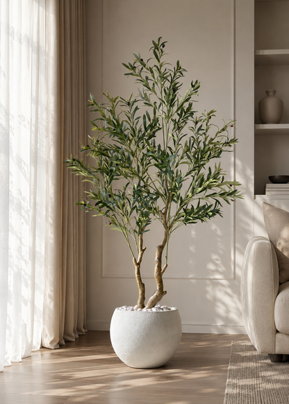 Artificial Olive Serene Plant - 6 Feet