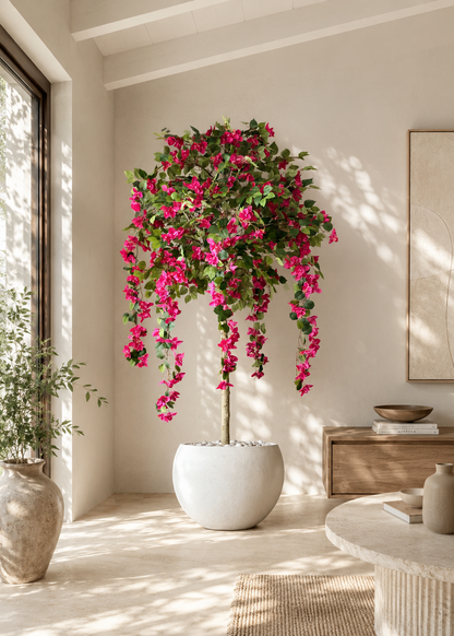 Artificial Cascade Bougainvillea Plant-  6 Feet