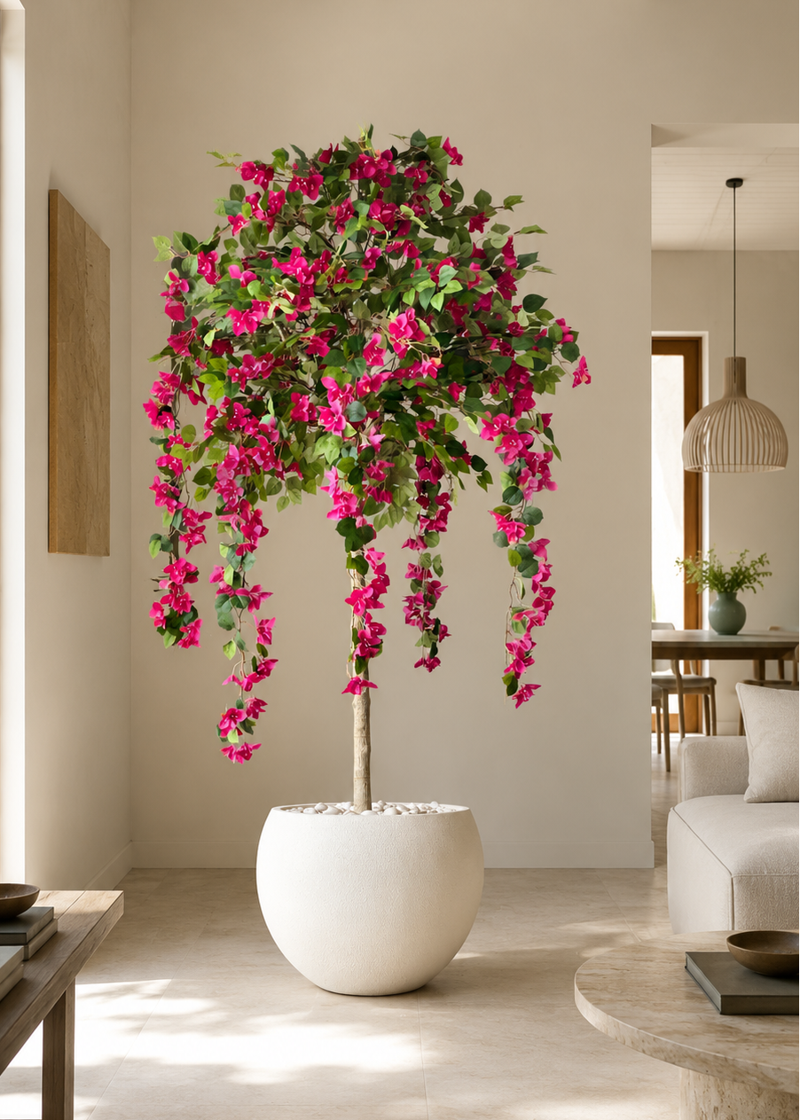 Artificial Cascade Bougainvillea Plant-  6 Feet