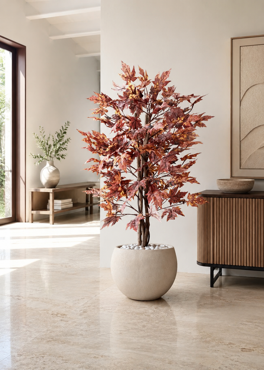 Artificial Canadian Maple Plant - 4 Feet
