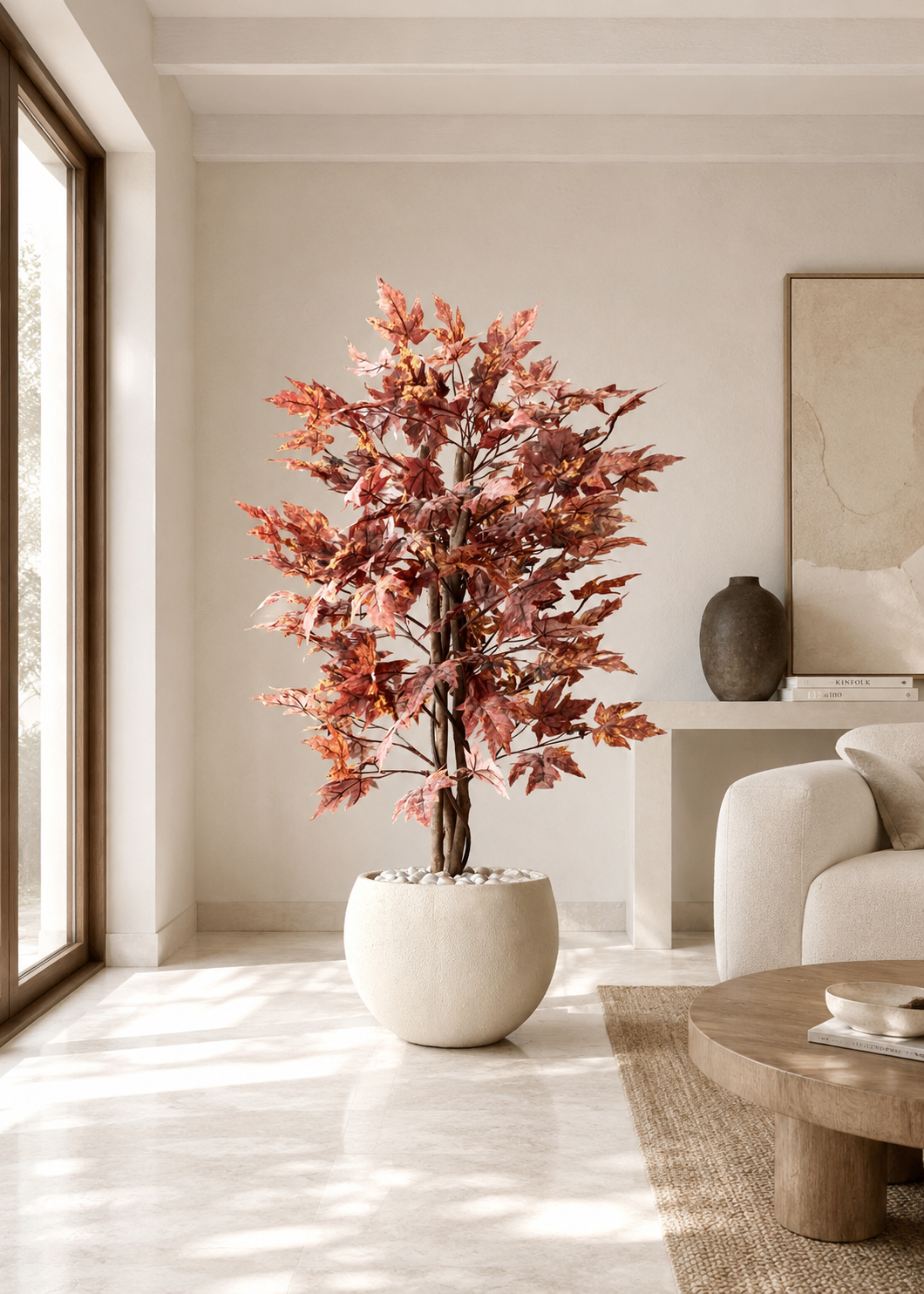 Artificial Canadian Maple Plant - 4 Feet