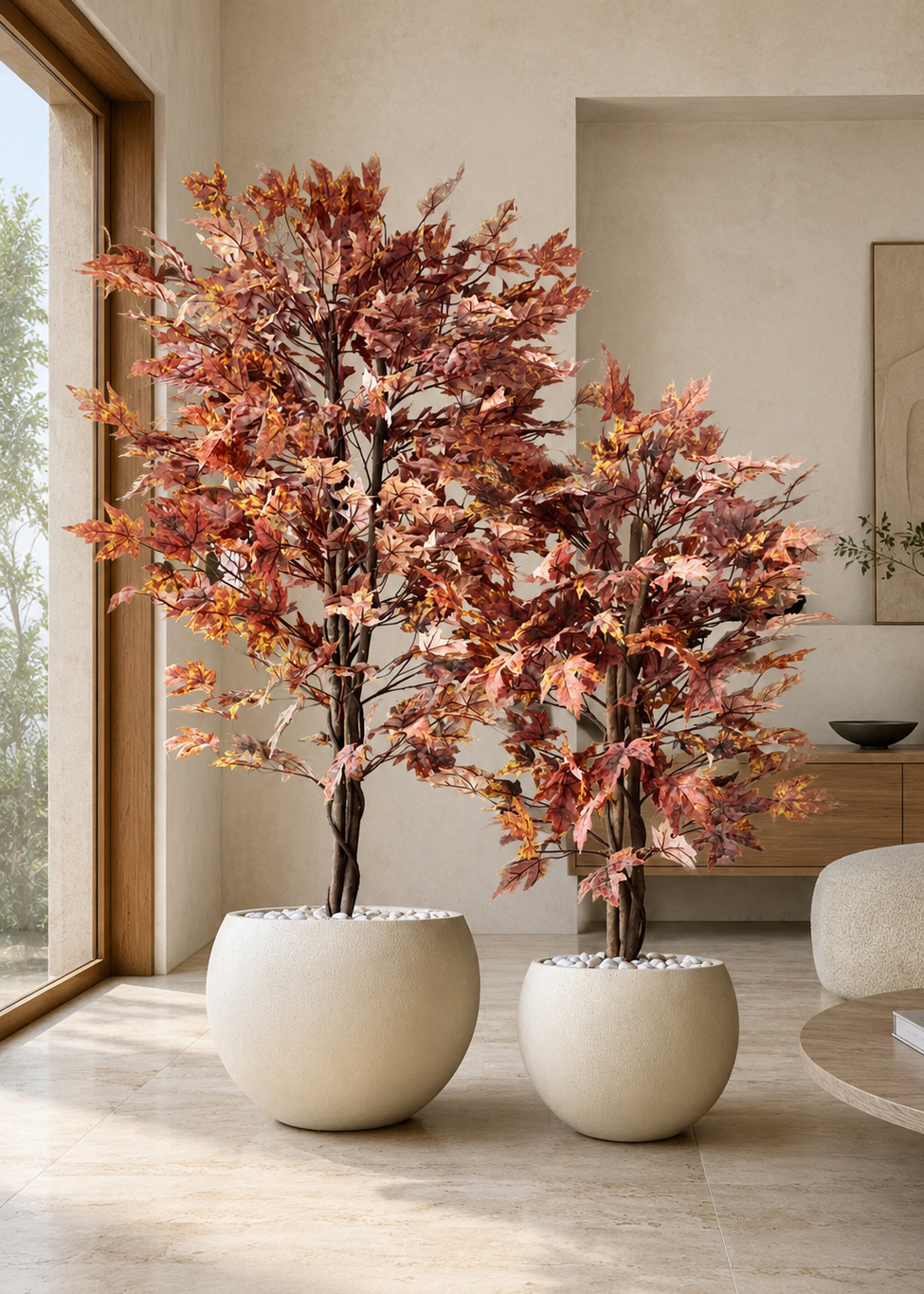 Artificial Canadian Maple Plant - 4 Feet