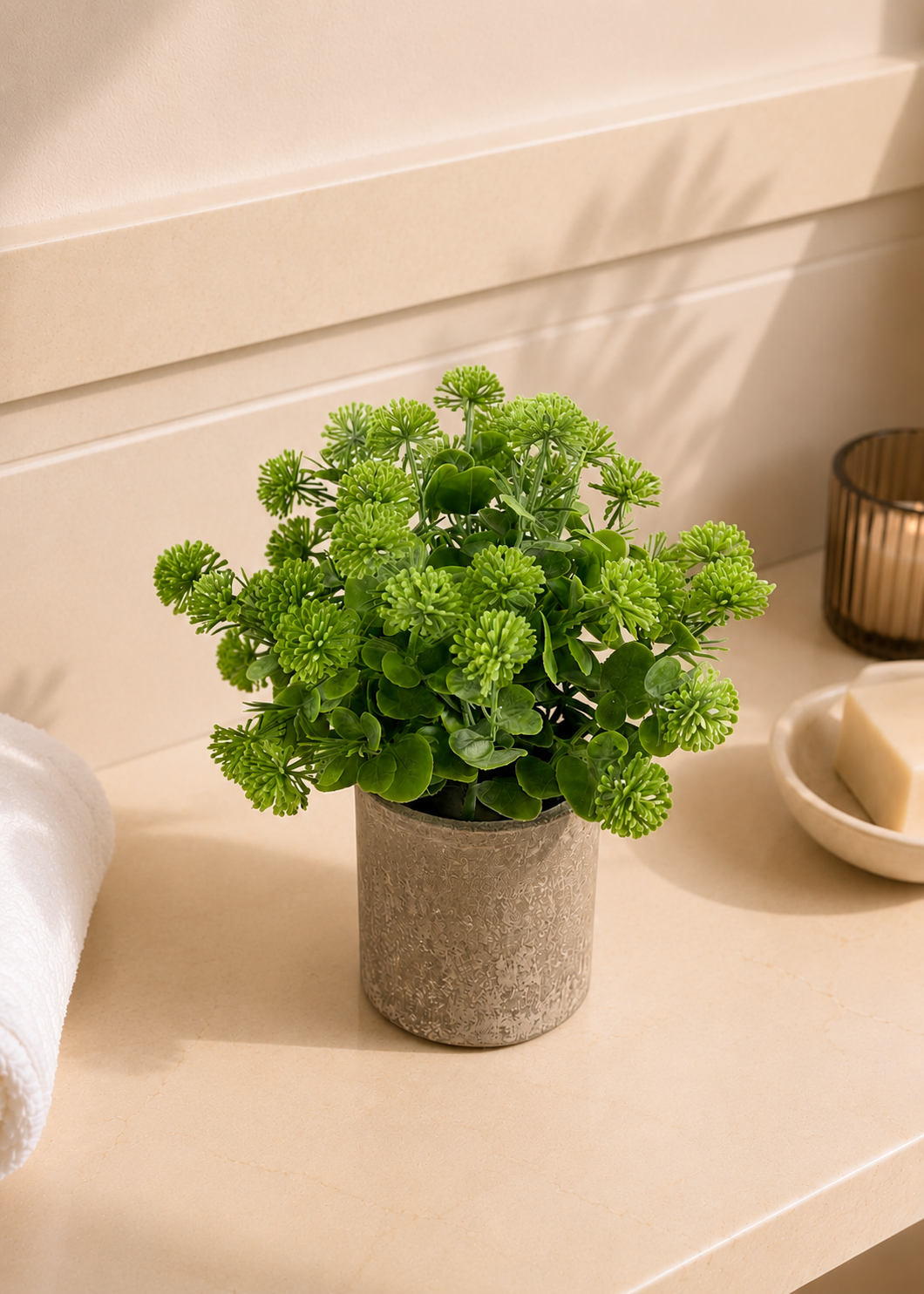 Artificial Sedum Bush Plant
