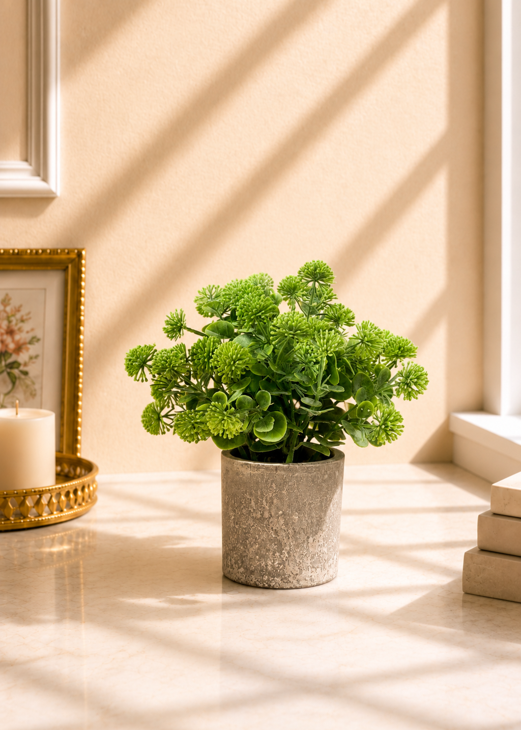 Artificial Sedum Bush Plant