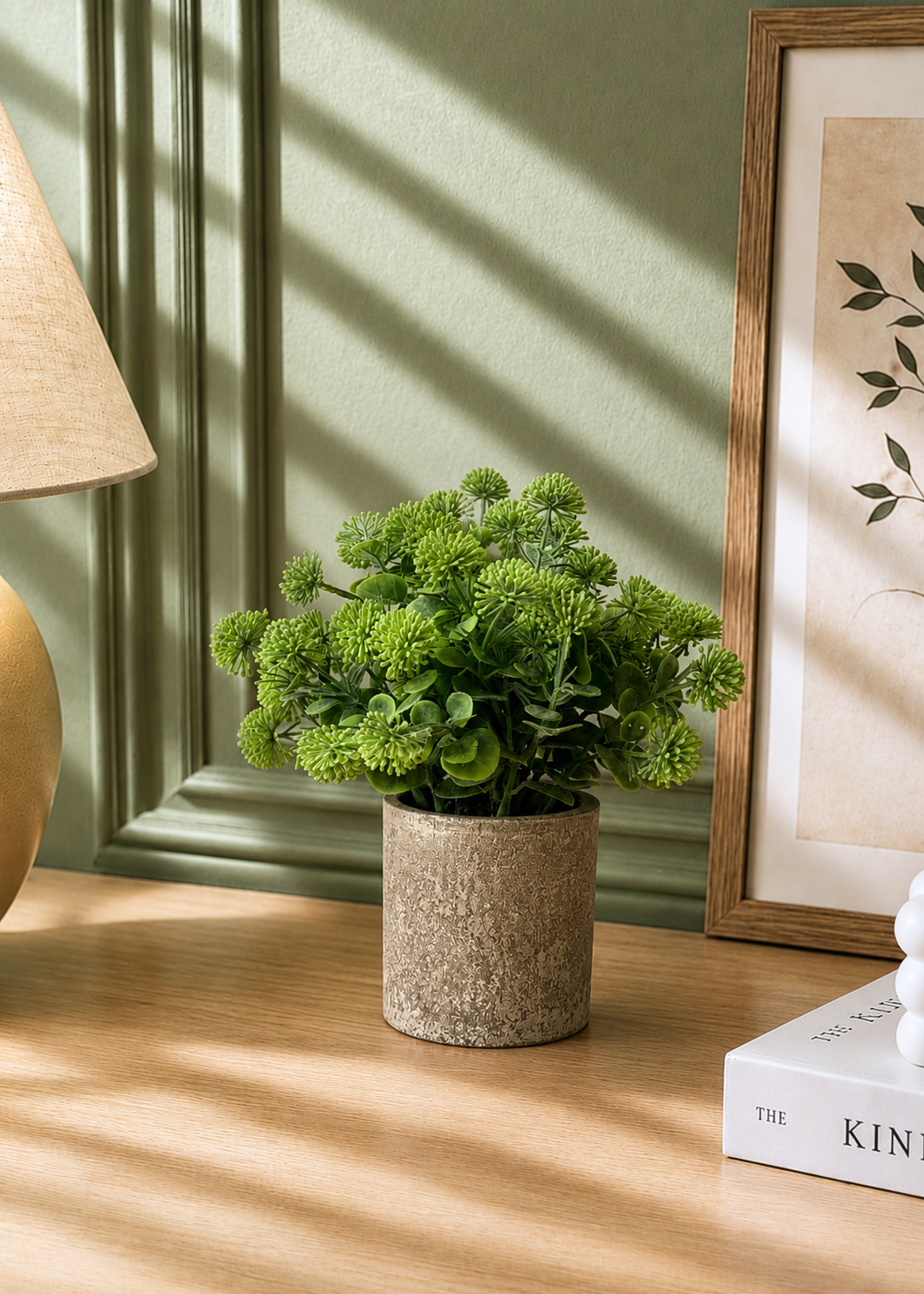 Artificial Sedum Bush Plant