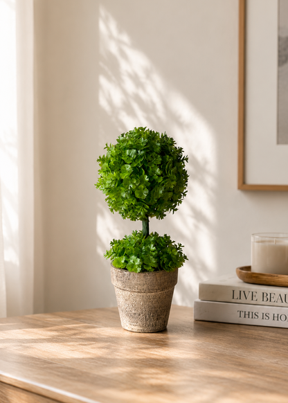 Artificial Tabletop Topiary Plant
