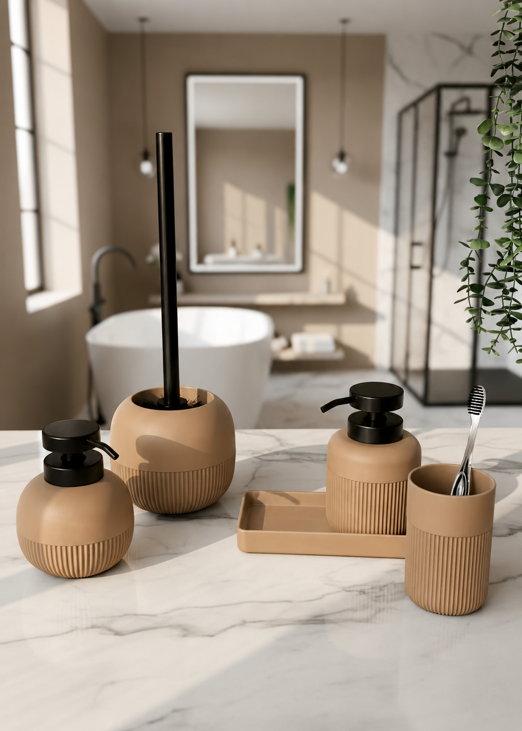 Chaton Toilet Brush - Brown