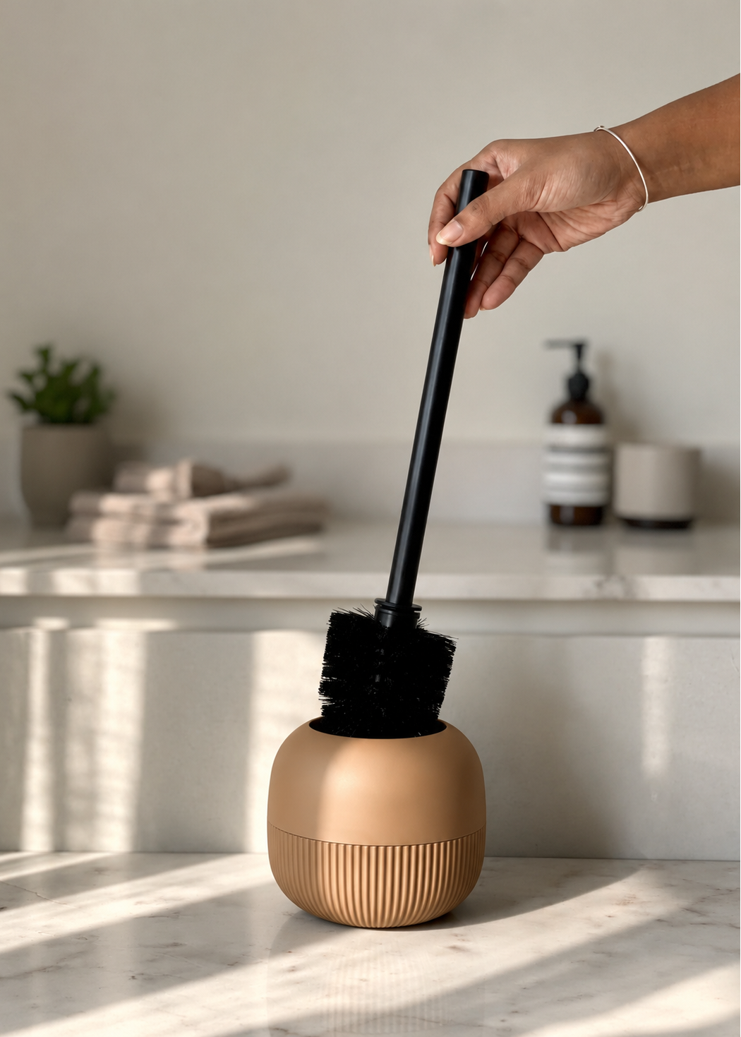 Chaton Toilet Brush - Brown