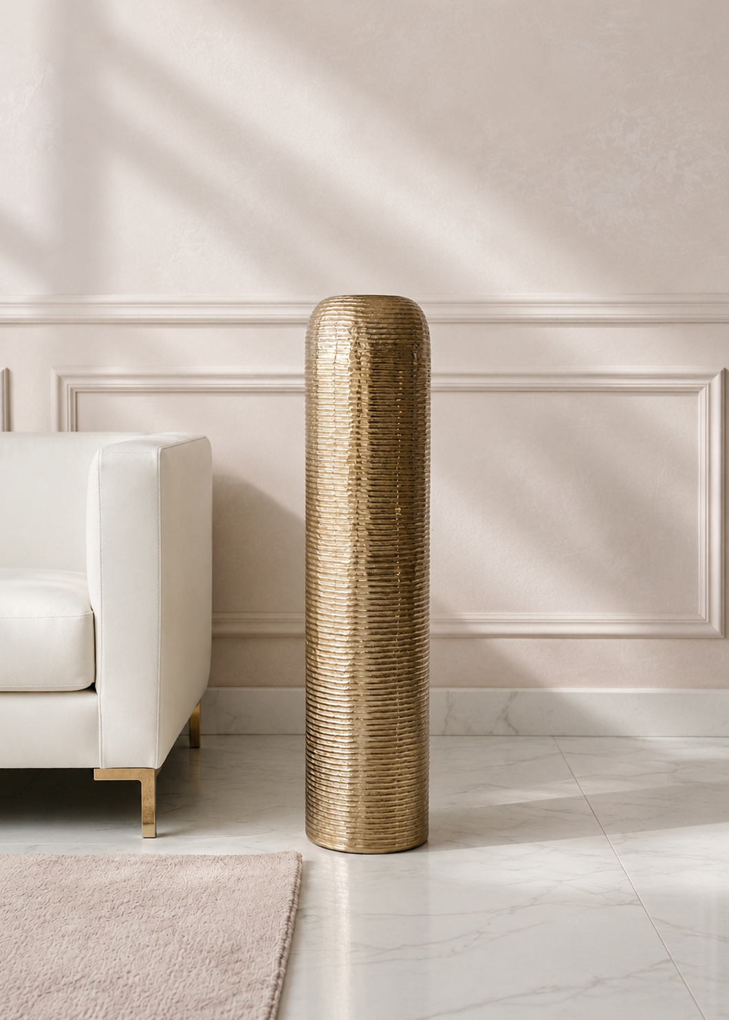 Halo Gold Ring Cylinder Planters
