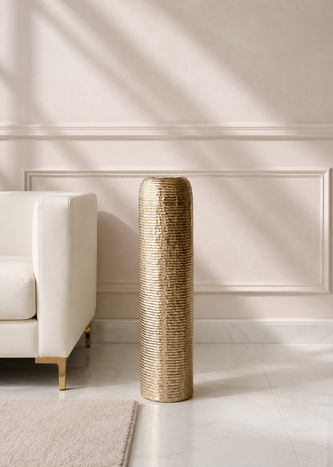 Halo Gold Ring Cylinder Planters