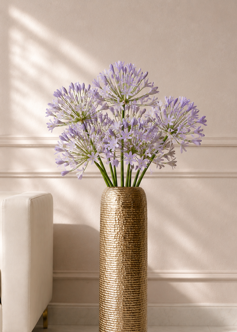 Halo Gold Ring Cylinder Planters