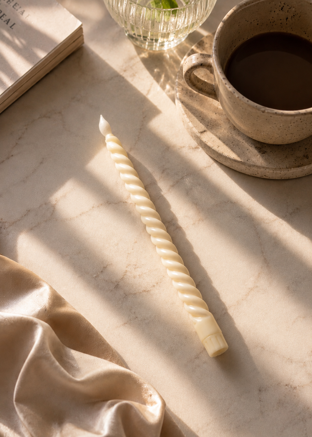 Twisted Taper Candles - Set of 2