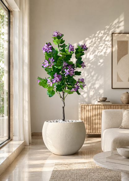 Artificial Lilac Bauhinia Plant -  5 Feet