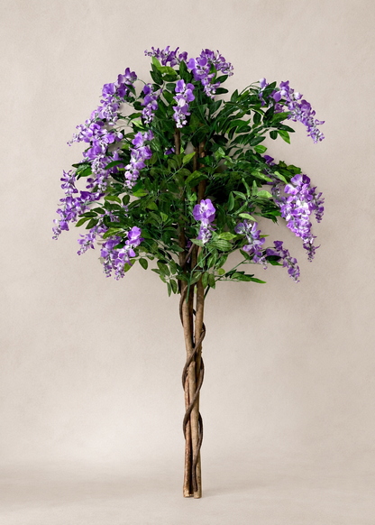 Artificial Sweet Pea Lavender Plant - 5 Feet