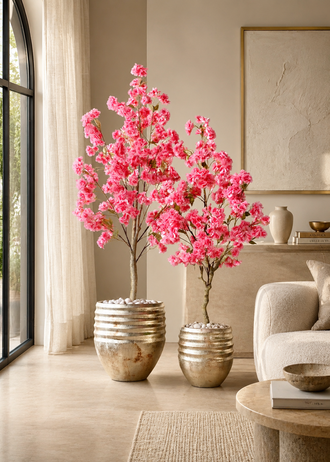 Artificial Sakura Cherry Blossom Plant - 5.5 Feet