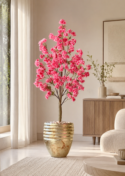 Artificial Sakura Cherry Blossom Plant - 5.5 Feet