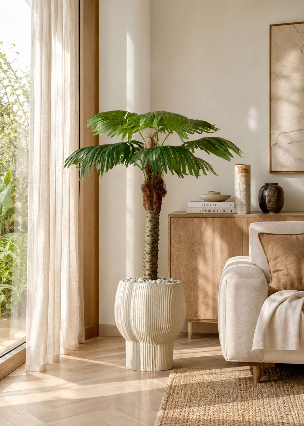 Artificial Coconut Palm Plant - 5 Feet