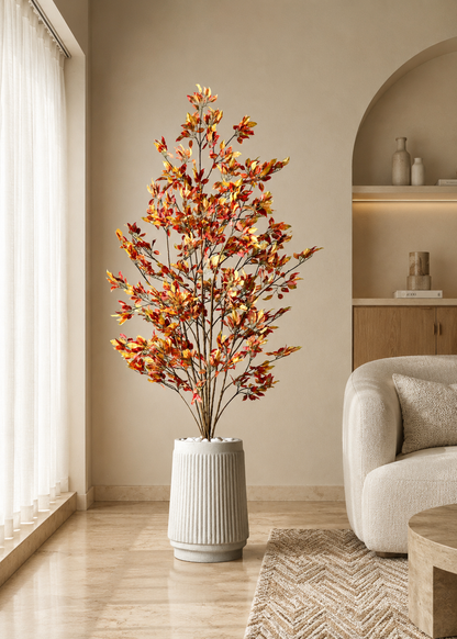 Artificial Autumn Ficus Plant - 5 Feet