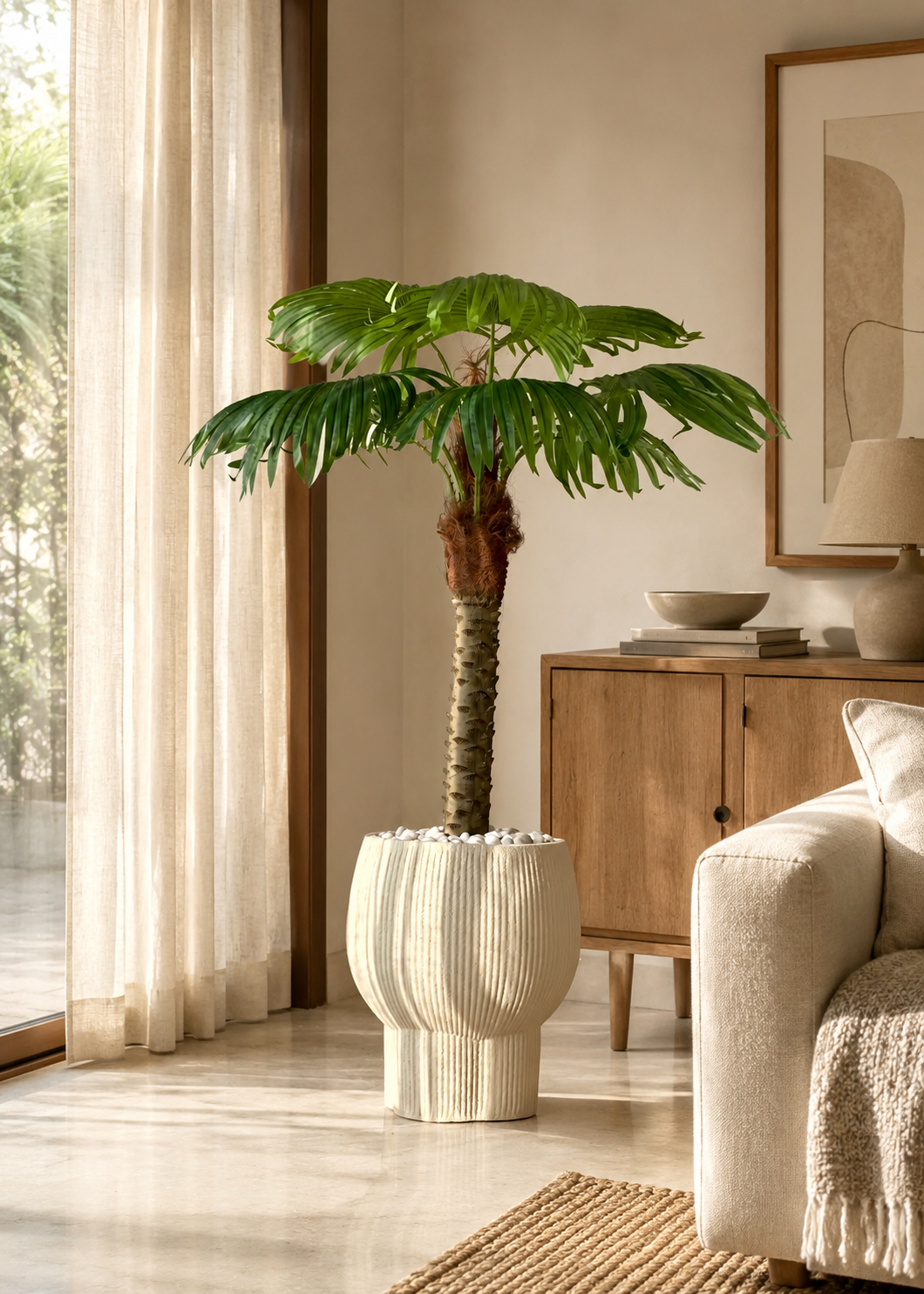 Artificial Coconut Palm Plant - 5 Feet