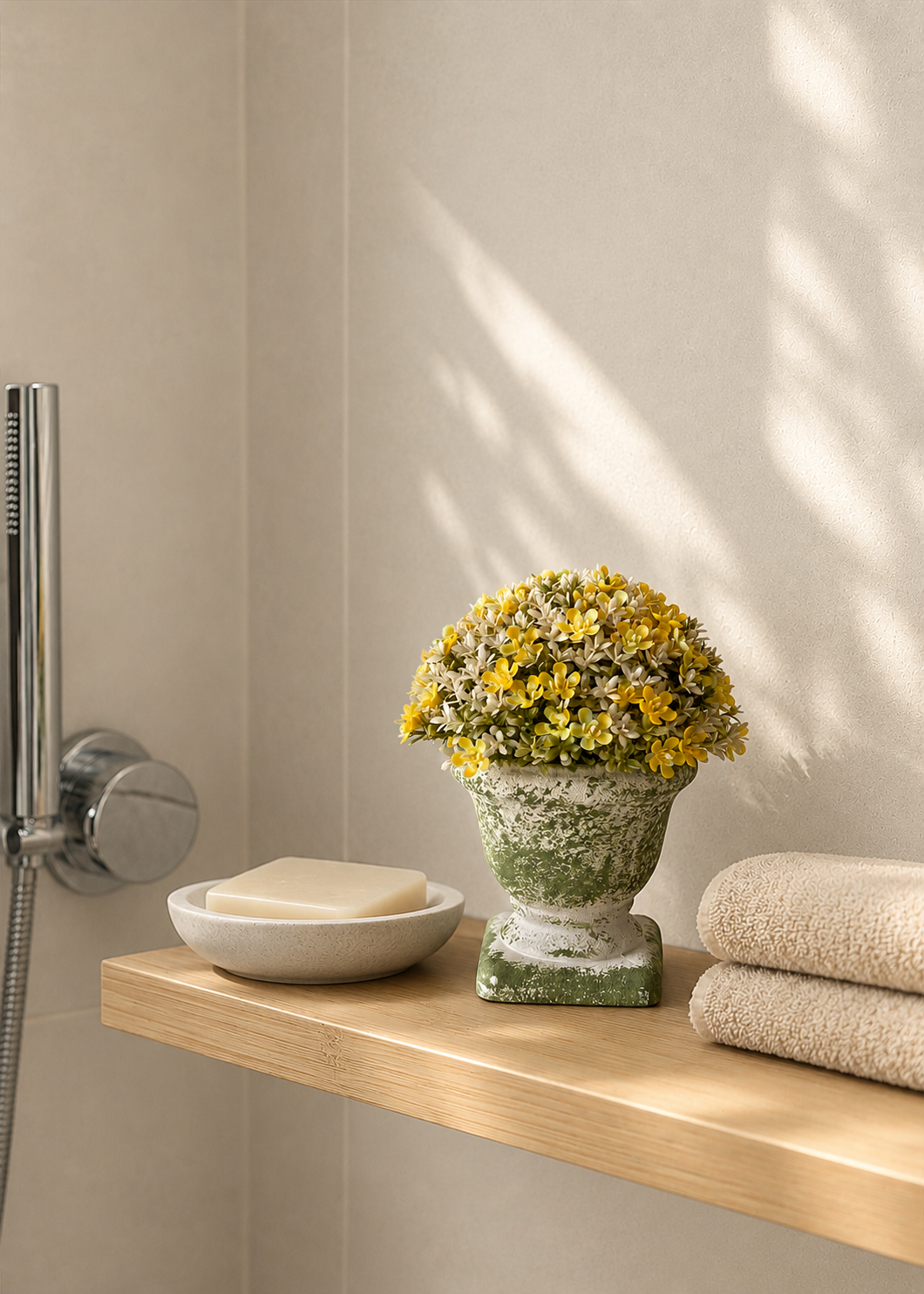 Artificial Fiora Mini Ball Plant – Sunshine Yellow