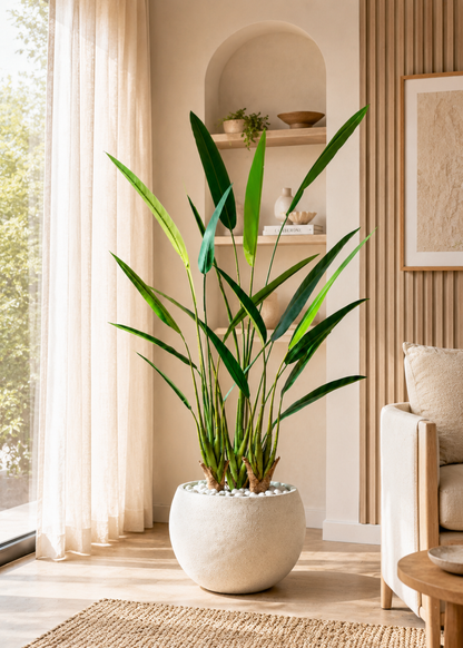 Artificial Slim Travellers Palm Plant - 5 Feet