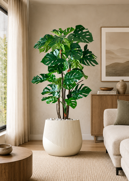 Artificial Crest Monstera Plant - 5.5 Feet