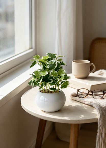 Artificial Variegated Swedish Ivy Plant