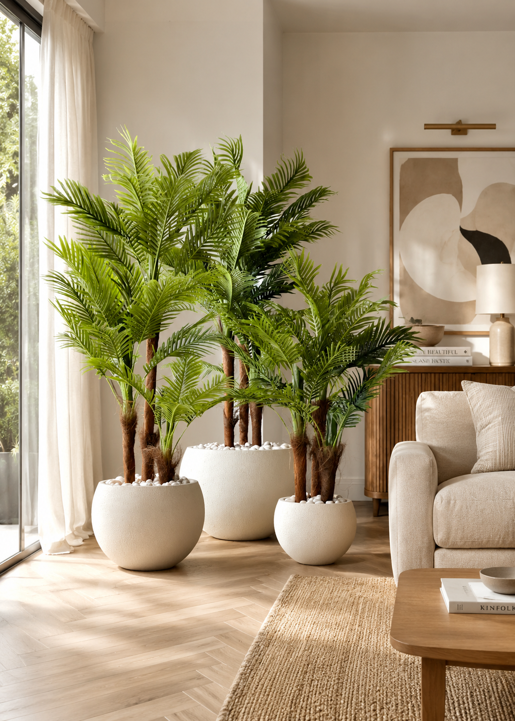 Artificial Verdant Areca Palm - 5 Feet