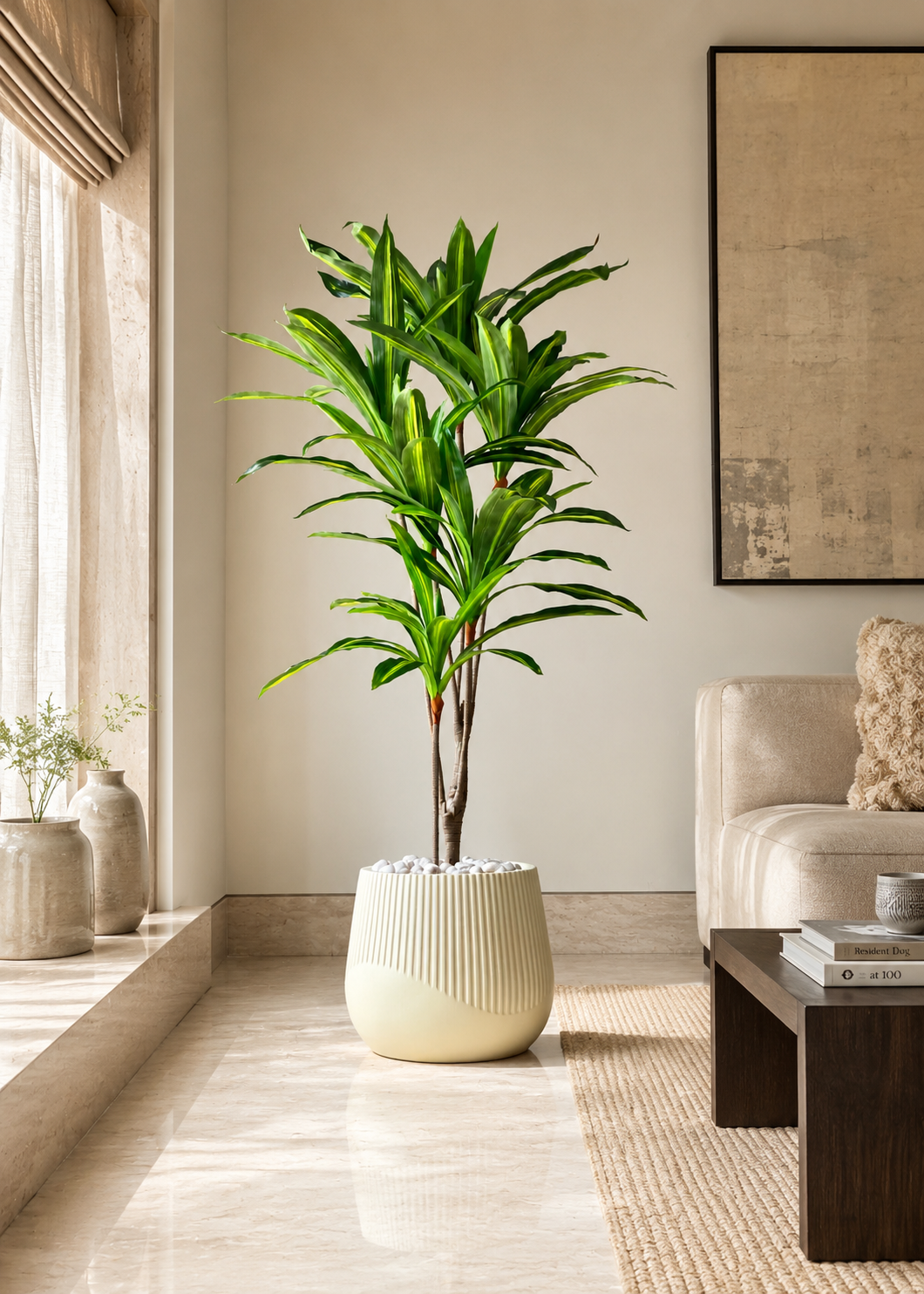Artificial Serene Dracaena Plant - 5.5 Feet