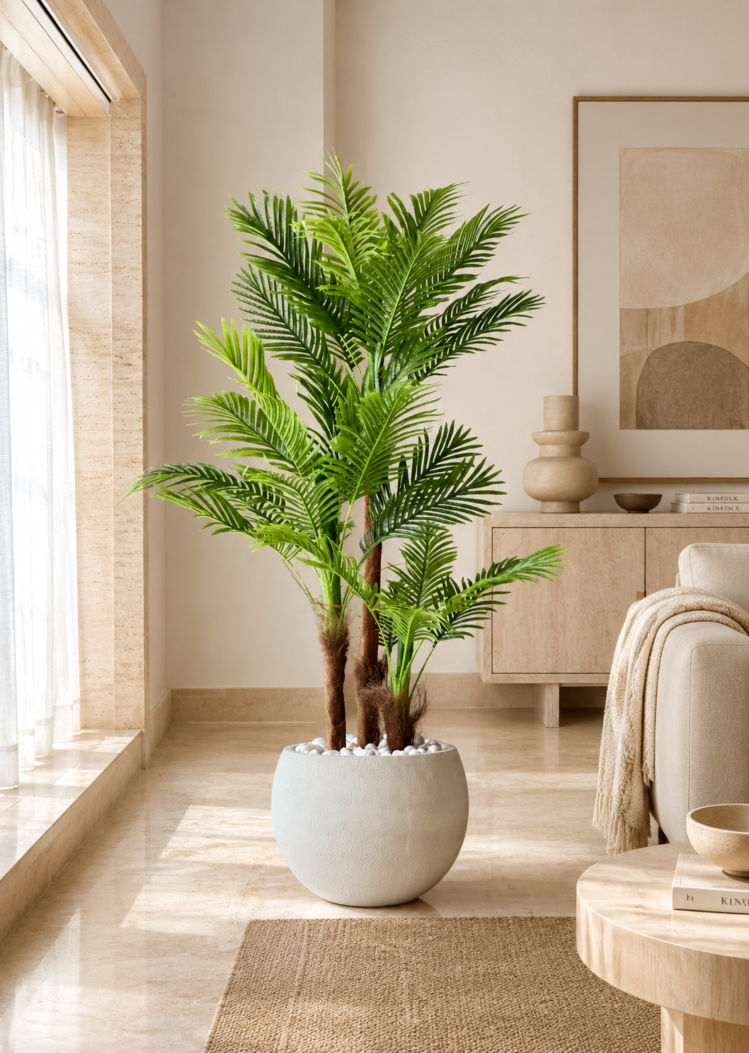 Artificial Verdant Areca Palm - 5 Feet
