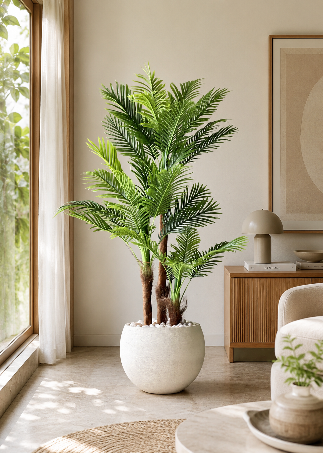 Artificial Verdant Areca Palm - 5 Feet