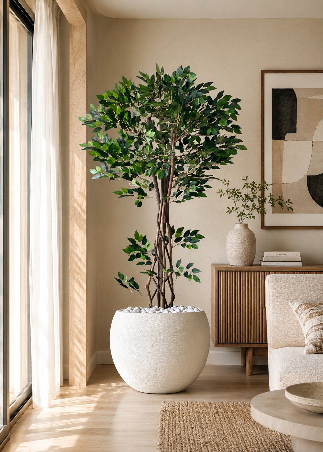 Artificial Verdant Grove Ficus - 5 Feet