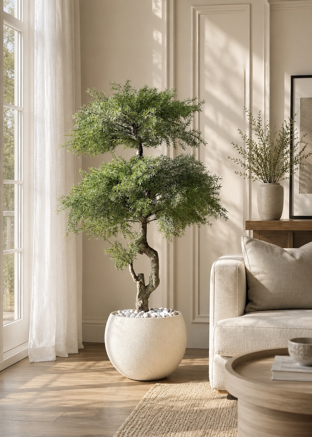 Artificial Australian Cedar Bonsai Plant - 5.5 Feet