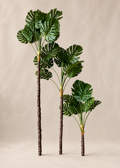 Artificial Dual Monstera Plant - 5 Feet