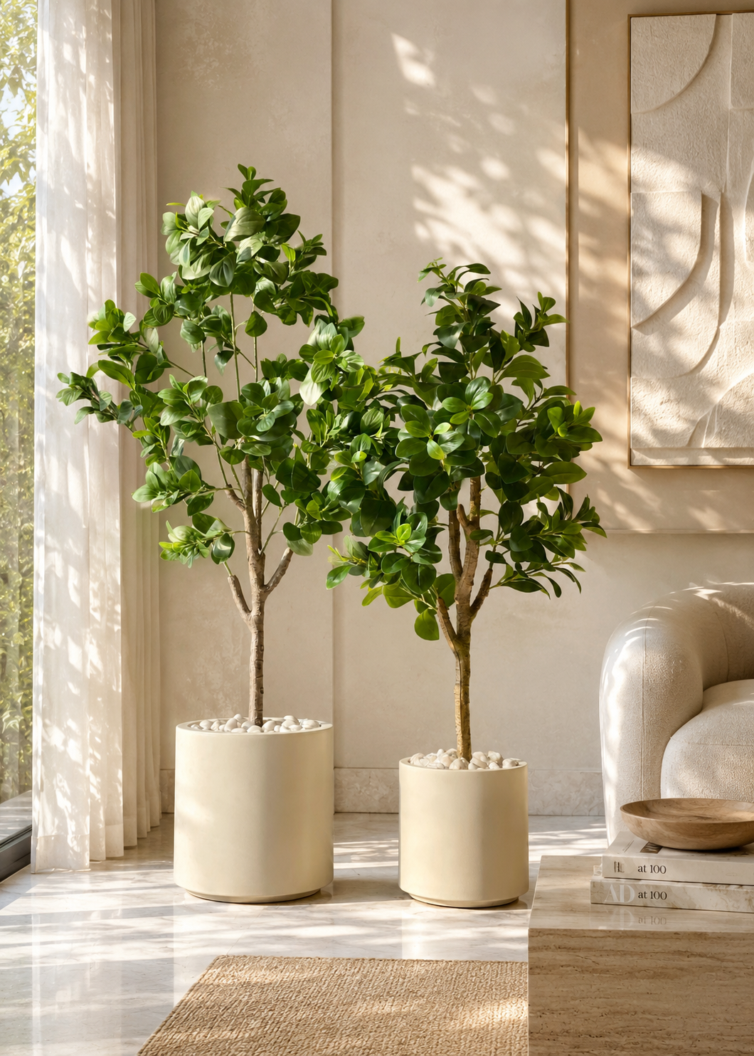 Artificial Dense Peperomia Plant - 5 Feet