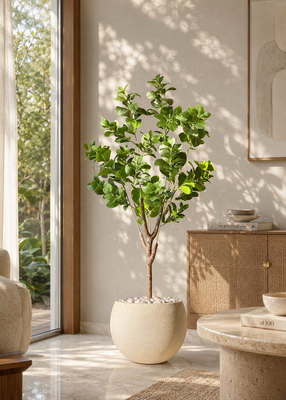 Artificial Dense Peperomia Plant - 5 Feet