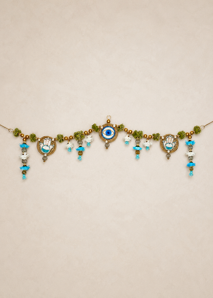 Festive Hamsa and Evil Eye Toran