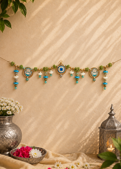 Festive Hamsa and Evil Eye Toran