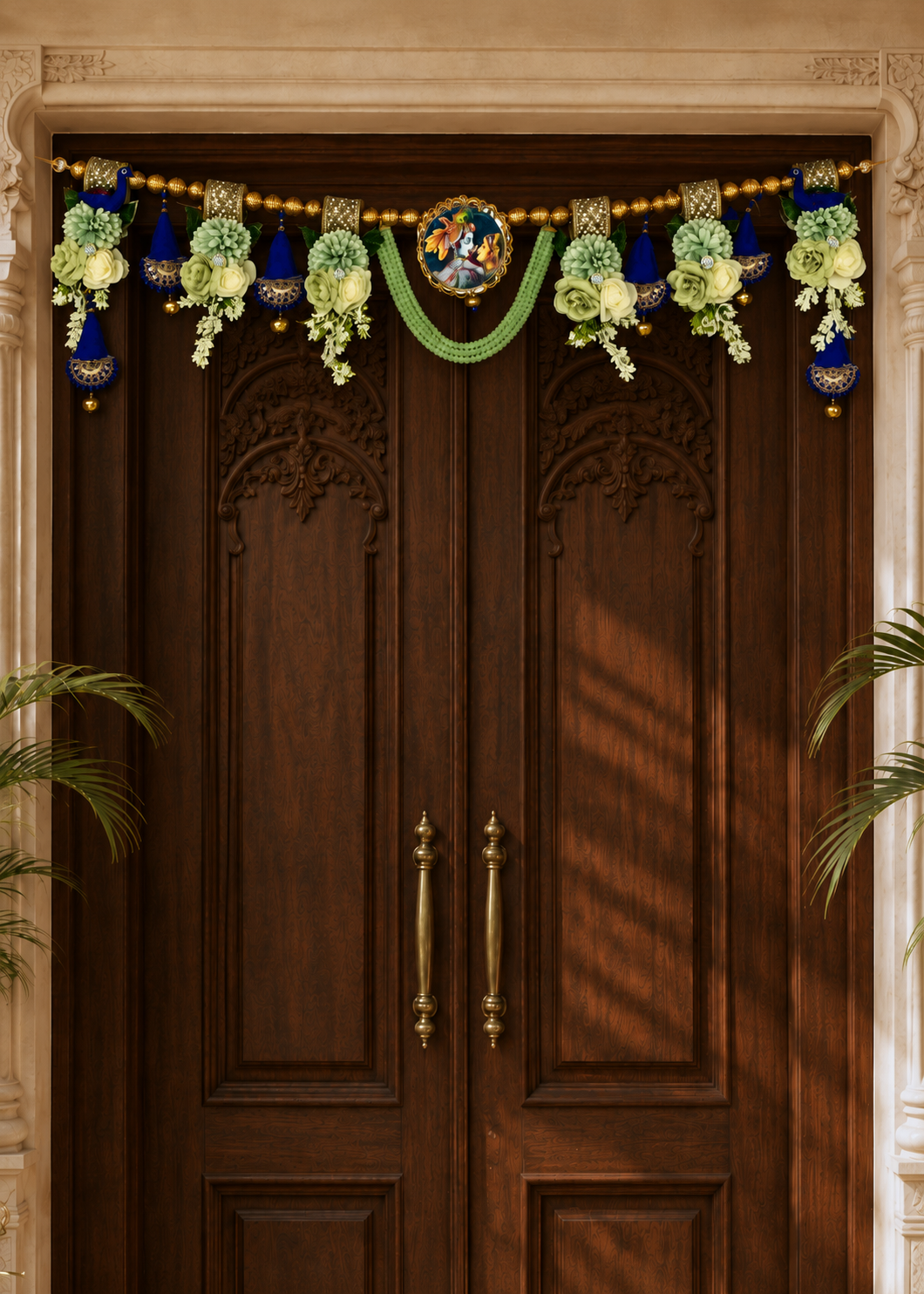 Festive Vrindavan Bloom Toran