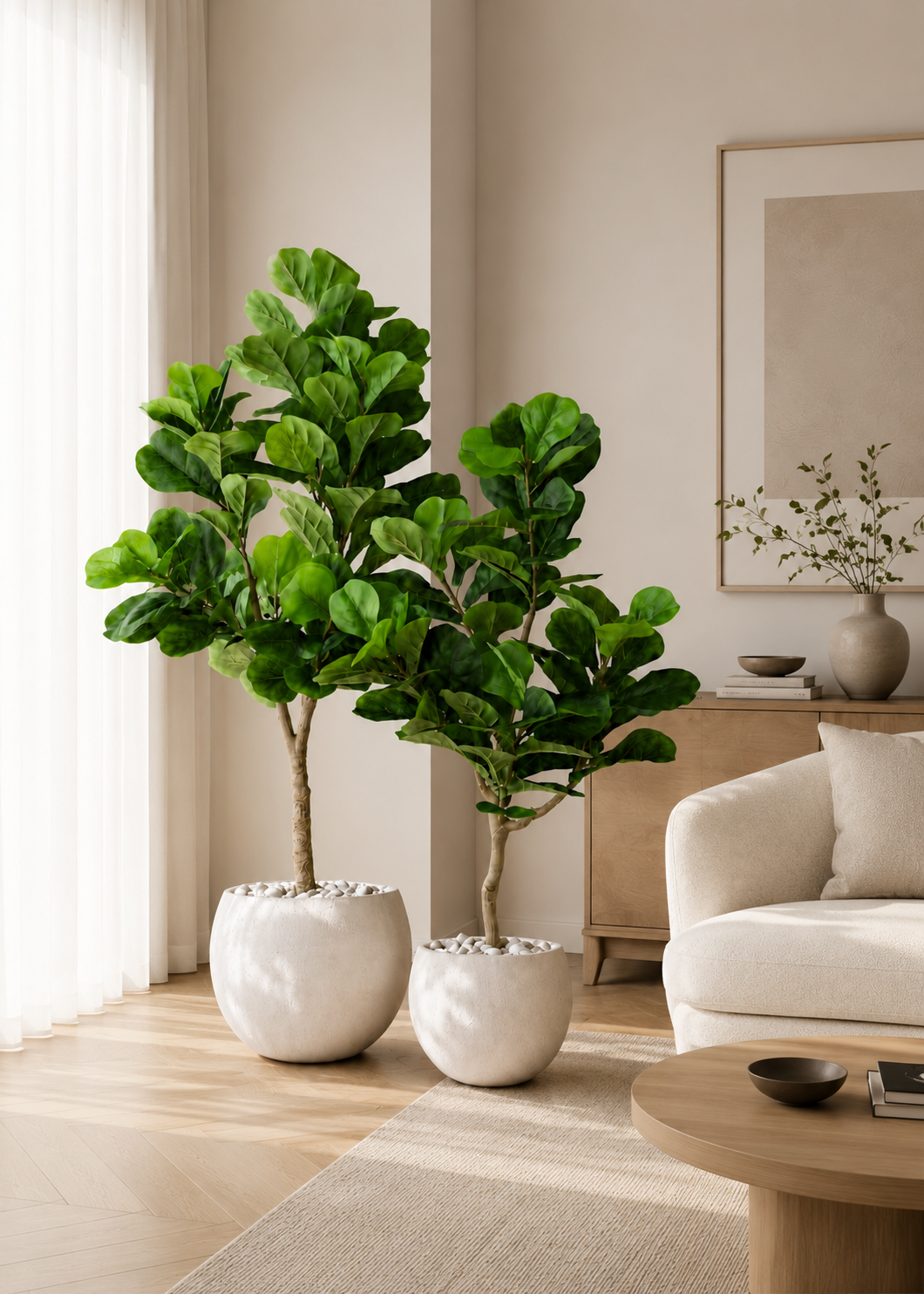 Artificial Serene Fiddle Plant - 4 Feet