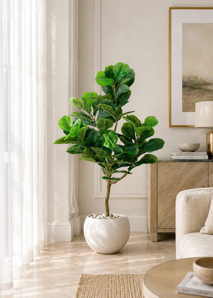 Artificial Serene Fiddle Plant - 4 Feet