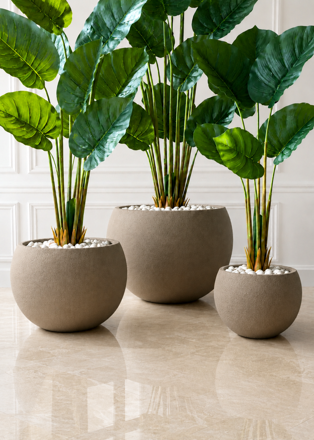 Lithos Planters - Mud Brown