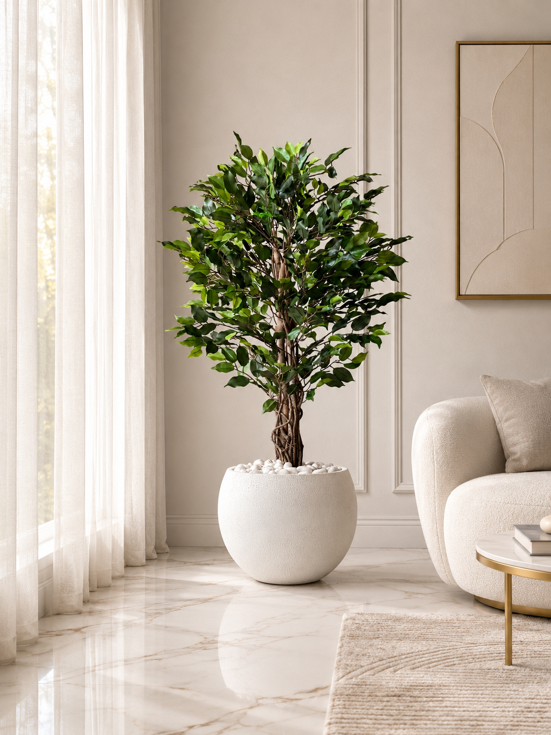 Artificial Wild Ficus Plant - 4 Feet