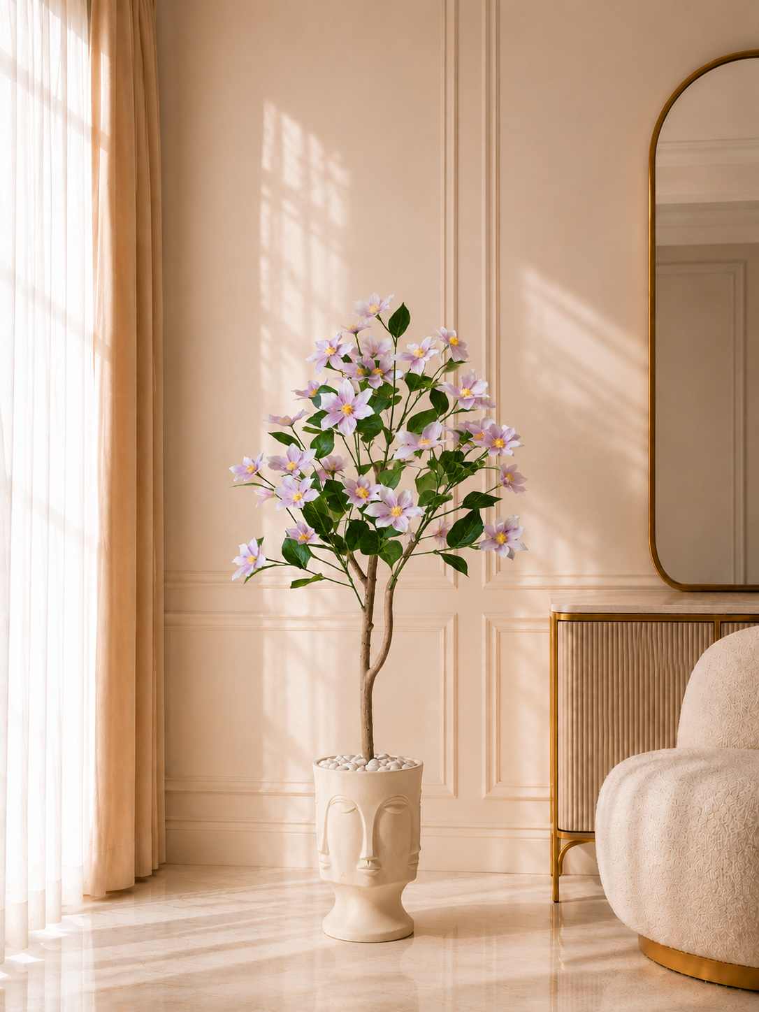Artificial Clematis Plant  - 4 Feet