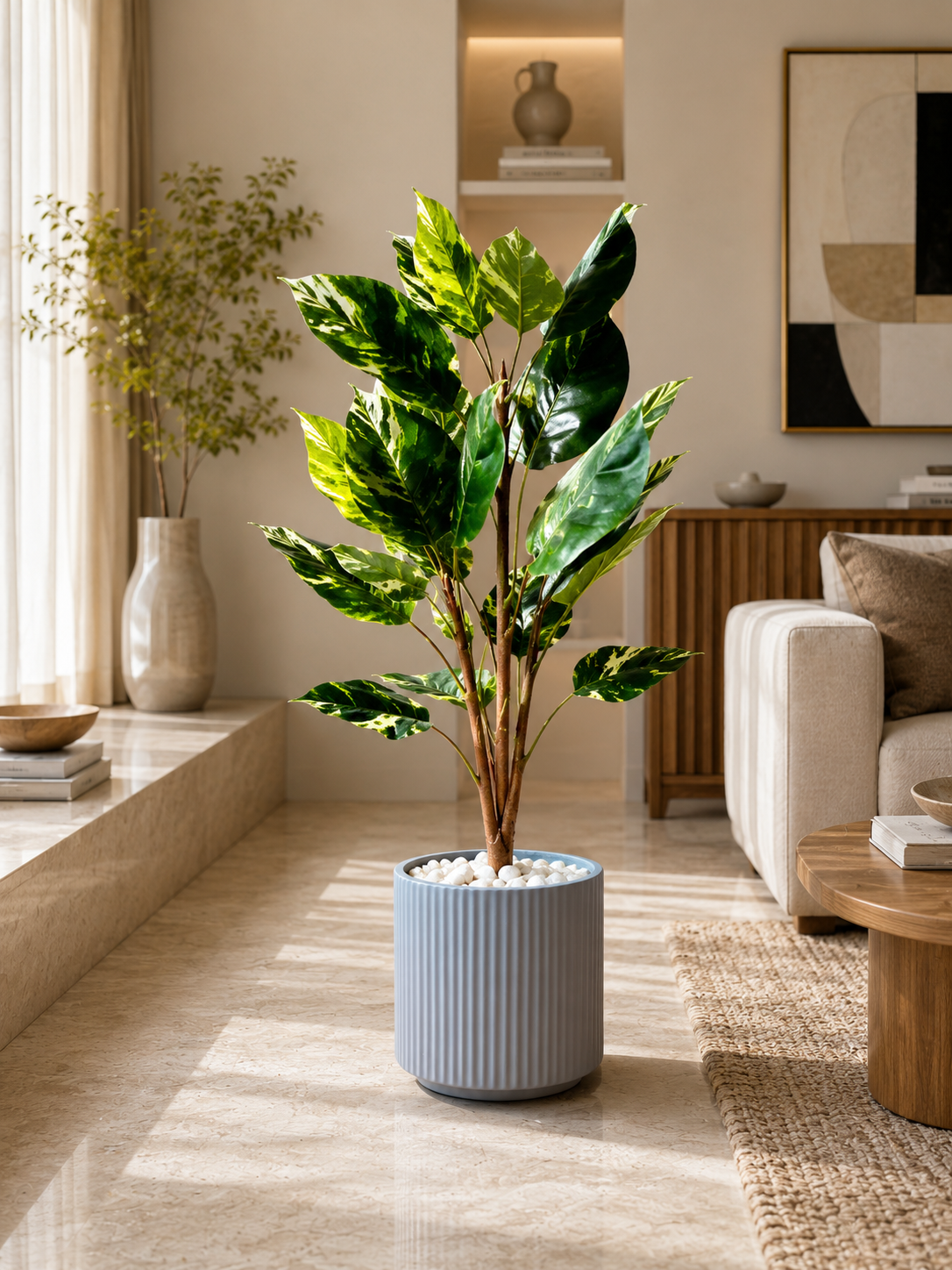Linear Planters -  Light Grey
