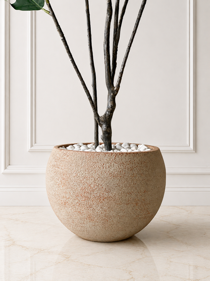 Lithos Planters - Raw Terracotta
