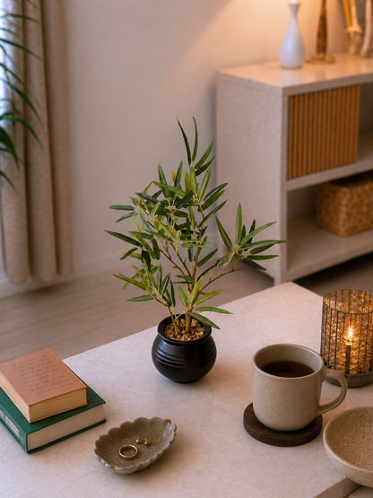 Artificial Lucky Bamboo Bonsai Plant
