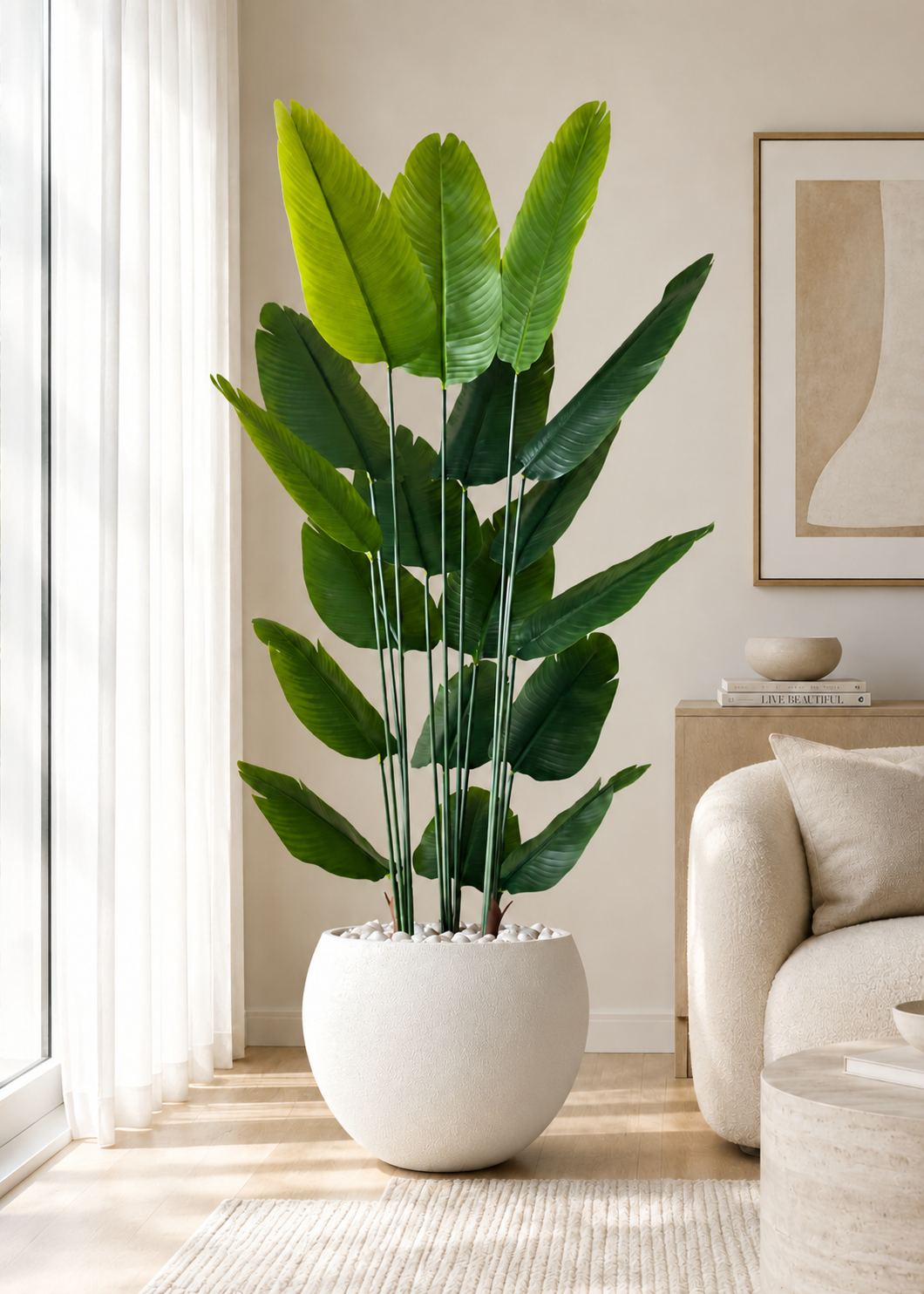 Lithos Planters - Chalk White
